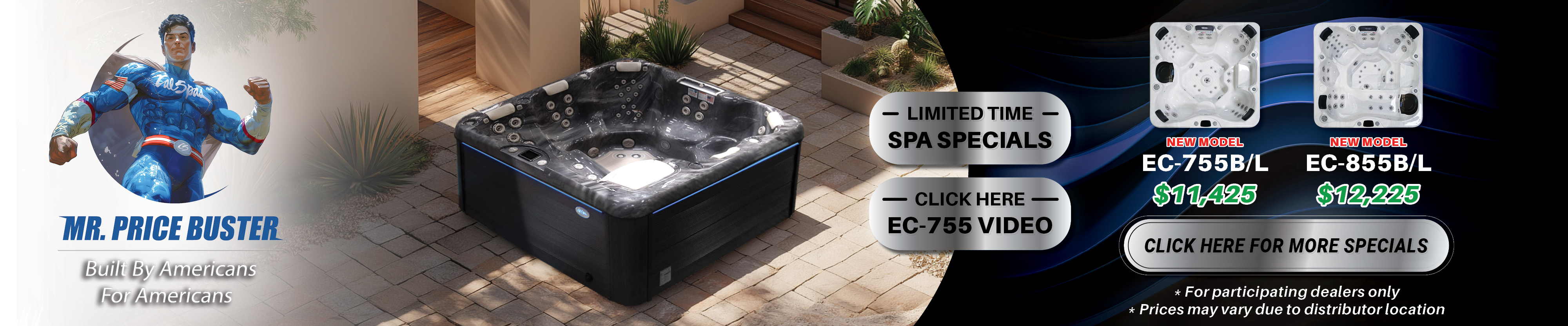 Calspas hot tub being used in a family setting - Caldwell